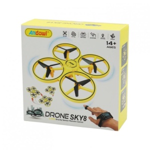 Drona Sky8, Controlul gesturilor si lumini intermitente cu LED - Img 2