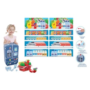 Frigider de jucarie, cu sunet si lumina, accesorii incluse - Img 3