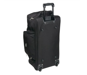 Geanta de Voiaj tip troler, poliester, 2 roti, 86.9L, 71x34x36 cm, negru - Img 2