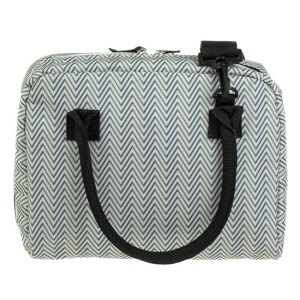 Geanta Izoterma pentru Alimente, 7L, 27x14x20cm, Alb cu Gri - Img 2