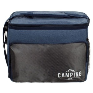 Geanta izoterma pentru alimente, Capacitate 12L, Dimensiune 30x18x24cm, Blue Jeans Antracit - Img 4