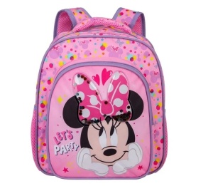 Ghiozdan pentru gradinita, model Minnie 3D, 27x11x30 cm, roz