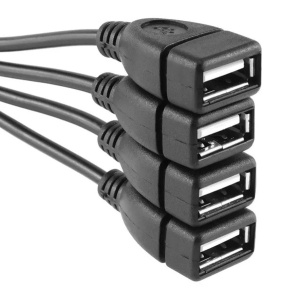 Hub USB 2.0 cu 4 port-uri,Calitate Premium,Negru - Img 6