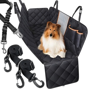Husa auto de protectie pentru animale de companie, CMD-07, Universala, Impremeabila, Negru - Img 2