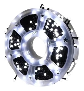 Instalatie Lumini Tip Rola, Liniara, 50m Lungime, 240 LED-uri, Lumina Alba Calda/Rece, Albastra sau Multicolora - Img 7