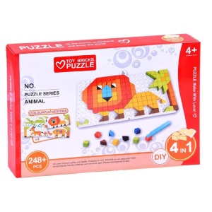 Joc Educativ Tip Mozaic, 248 de Piese, pentru Copii de 4ani+ - Img 2