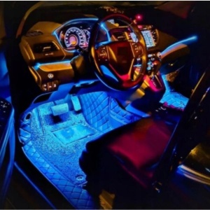 Kit lumini auto 48 LED-uri, Iluminare RGB, Control cu telecomanda - Img 3