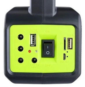 Kit solar CL-18 cu radio și lanternă 10W + 3 becuri - Img 3