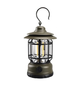 Lampa portabila tip Felinar Vintage cu carlig, Iluminare 21 COB LED, Intensitate reglabila, 5W - Img 3