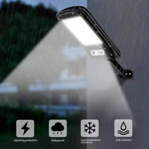 Lampa Solara 150 LED COB, Putere 60W, Senzor de Lumina/Miscare - Img 7