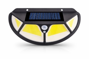 Lampa solara de perete Model SH-122 LED COB cu senzor de miscare si lumina, 3 moduri de iluminare
