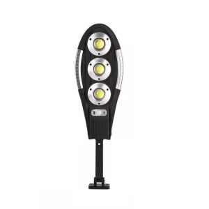 Lampa solara stradala cu telecomanda, Jortan, 150W, 90 COB LED, IP65, senzor miscare, 6500k, 1000lm, 51.6x15.5x34cm, negru - Img 9