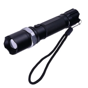 Lanterna LED 2 in 1, carcasa metalica si tub de semalizare - Img 2