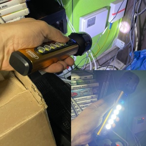 Lanterna LED Auriu Q-LED67 de 5W + COB - Img 2