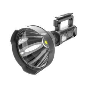 Lanterna Profesionala LED cu acumulator, Incarcare USB, Raza de actiune 1000m, 4 moduri de iluminare, functie Powerbank - Img 1
