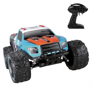 Masina off road, cu 4 suspensii si telecomanda, anvelope de cauciuc si functii complete