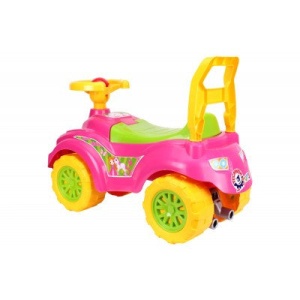 Masinuta premergator pentru copii 1-3 ani, Ride On Little Pony, Roz-Verde-Galben - Img 3