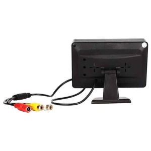 Monitor LCD TFT de bord, compatibil camera marsarier, de 4.3", negru - Img 4