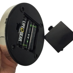 Oglinda Dubla cu Marire,10 becuri LED, USB, rotire 360, 4.5 W, gri - Img 5