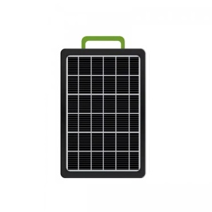 Panou solar 15W cu acumulator 1200mAh, GD-100S, portabil, cu mufe pentru incarcare devide-uri, 29x19cm, negru - Img 10