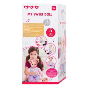 Papusa cu corp moale si functie touch si de sunet, varsta 3+ ani, 26.5x16x44cm, multicolor - Img 2