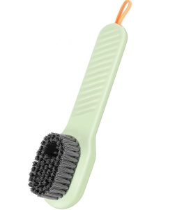 Perie pentru curatarea pantofilor sau hainelor cu recipient pentru detergent, plastic si cauciuc, 19 cm - Img 1
