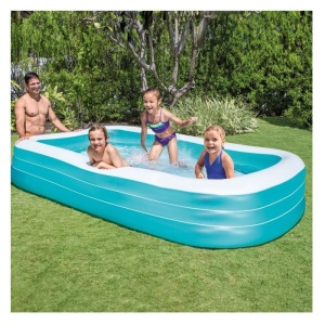 Piscina Dreptunghiulara, Intex, dimensiune 3.05x1.83x0.56 m, Bleu - Img 1