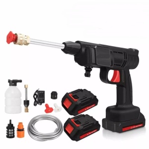 Pistol cu presiune de apa, fara fir, cu 2 acumulatori de 48V, 8L/min, 25 Bari - Img 1