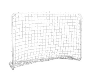 Poarta de Fotbal Metalica, Dimensiune 182x61x122cm, Alb