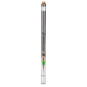 Pompa submersibila pentru apa curata Micul Fermier 0.75KW debit 3600l/h inaltime maxima pompare 110m 24 turbine - Img 1