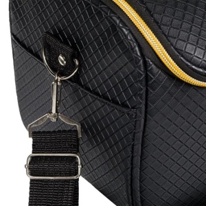 Portfard cu oglinda, PU, 29x21x18cm, negru - Img 2