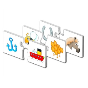 Puzzle educativ de potrivire imagini, cu 30 piese, pentru copii 3 ani+, 28.5 x 21 cm, multicolor - Img 5