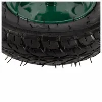 Roata roaba Micul Fermier 3.50-8 diametru ax 14mm janta verde - Img 4