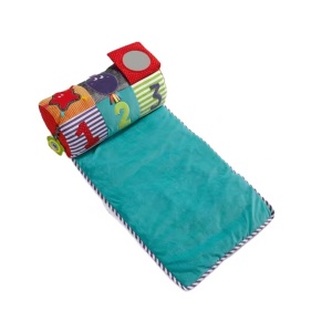 Saltea-perna si centru de activitati, pentru copii 12 luni+, din plus, 78x44x13cm, multicolor - Img 6