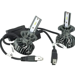 Set 2 becuri auto LED H7, 100W, COB, lumina alba-rece, 12000 lumeni, 12V - Img 2