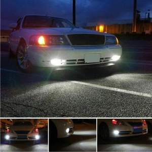 Set 2 becuri auto LED H7 3570 7000LM 2 x SMD, 7000Lm, 6000K, putere 80W, lumina alba - Img 3
