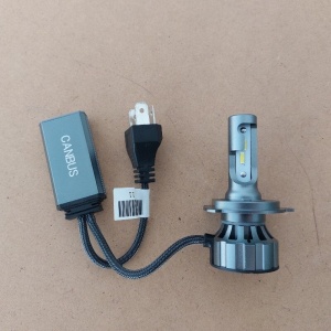 Set 2 becuri LED H4, Canbus, 120W, fara eroare, 12000LM, lumina alb-rece - Img 4