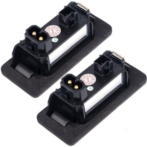 Set 2 lampi LED pentru numar auto, fara eroare de bec ars, compatibil BMW, lumina alb-rece - Img 6