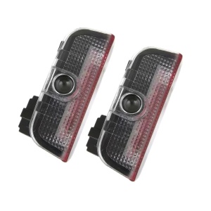 Set 2 lampi LED pentru portiera auto compatibil cu logo VW - Img 2