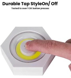 Set 3 Lampi Hexagonale LED Cob cu telecomanda si Butoane individuale - Img 14