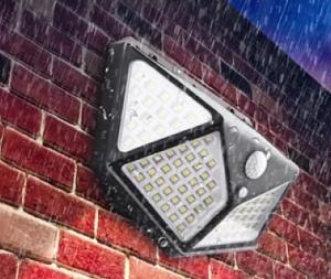 Set 4 Lampi Solare ULTRA 100 LED, cu senzor de miscare si lumina 3 moduri ILUMINARE - Img 7