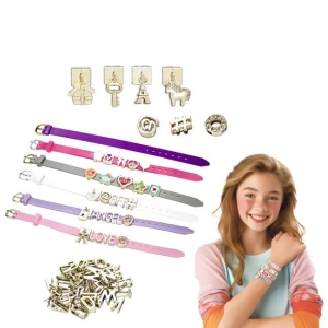 Set Creativ cu Mesaje pentru Bratari, 6 Bratari