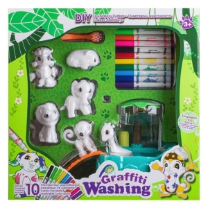 Set de Colorat Animale cu Carioci Lavabile - Img 2