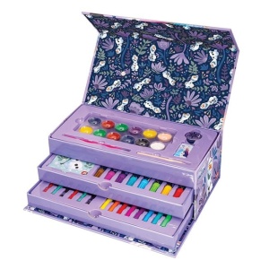 Set de Colorat in Valiza de Carton, Model Disney Frozen 2
