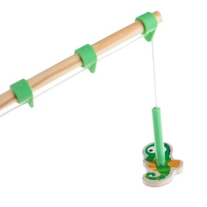 Set de Joaca – Pescuit cu 2 Undite, Lemn, 3 ani+, 50×6×25 cm - Img 3