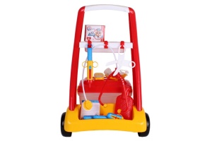 Set de jucarie, centru medical pe roti, cu accesorii si carucior pentru copii de 3 ani+ - Img 5