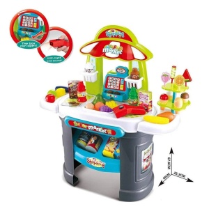Set Joaca Supermarket pentru Copii de 3 ani+, Multiple Accesorii, Plastic, Multicolor - Img 6