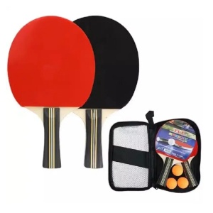 Set ping pong cu 2 palete, 3 mingi si husa de transport si protectie