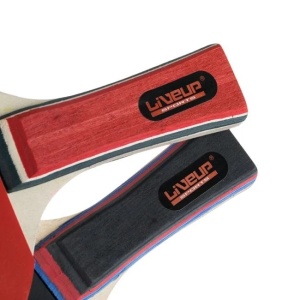 Set Ping Pong cu Fileu Pliabil, pentru 2 Jucatori, 6 piese, negru/rosu - Img 2