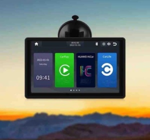 Sistem multimedia - Carplay cu Ecran de 7" si boxe setreo de 2W, Bluetooth, Wi-Fi, 1024x600px, negru - Img 6